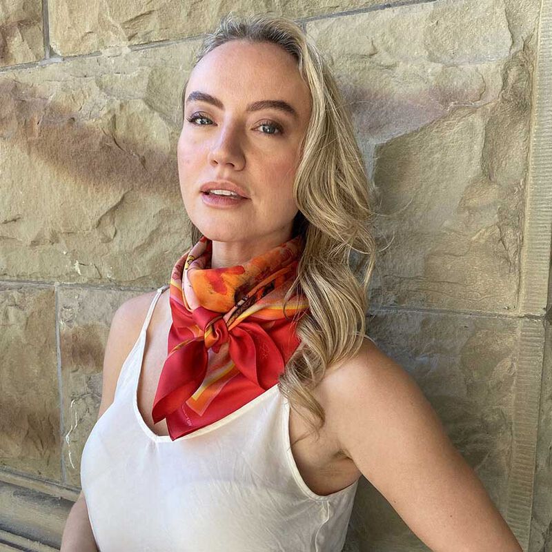 Dark Hampton X Jackie Green The Sweet As Silk Scarf image number 1